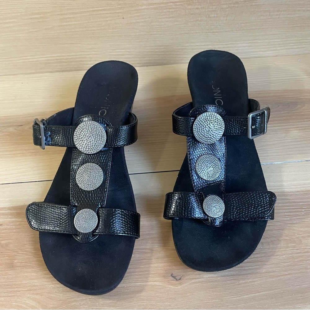 Vionic Park Cleona Arch Support Sandals Size 7 Comfort Orthotic Shoes